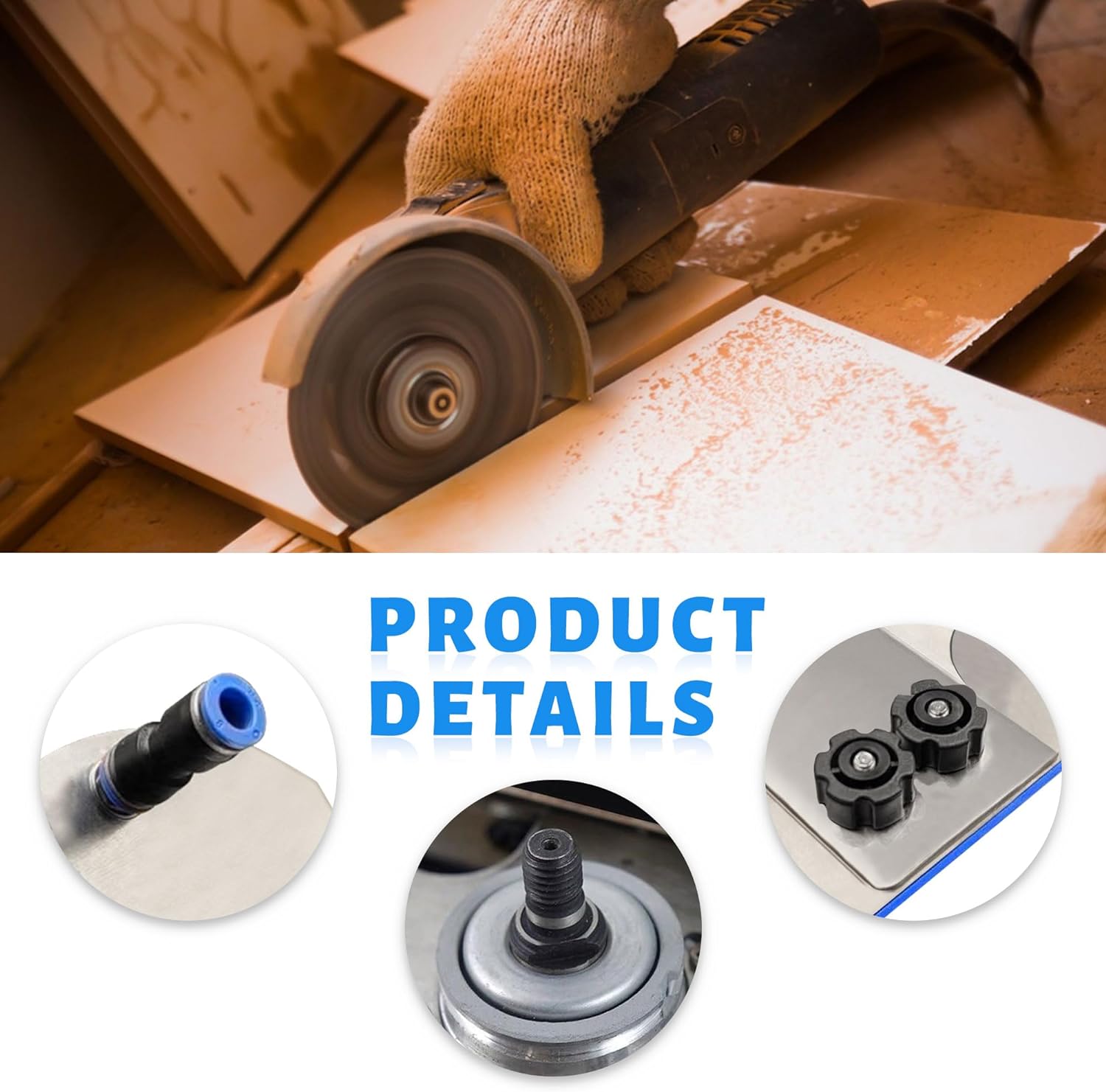 Angle Grinder Stand for Tile 45°Chamfer Cutting