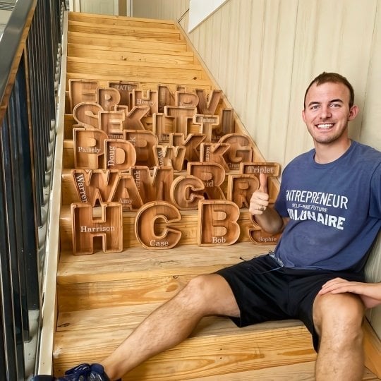 Piggy Bank-Wood Gift For Kids(BUY 2 FREESHIPPING)