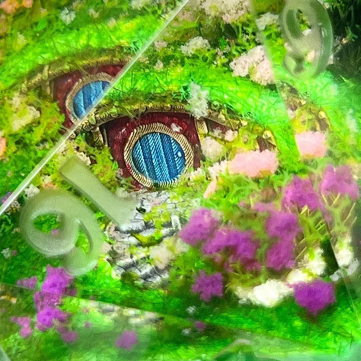 Halfling Home 50mm D20 Die