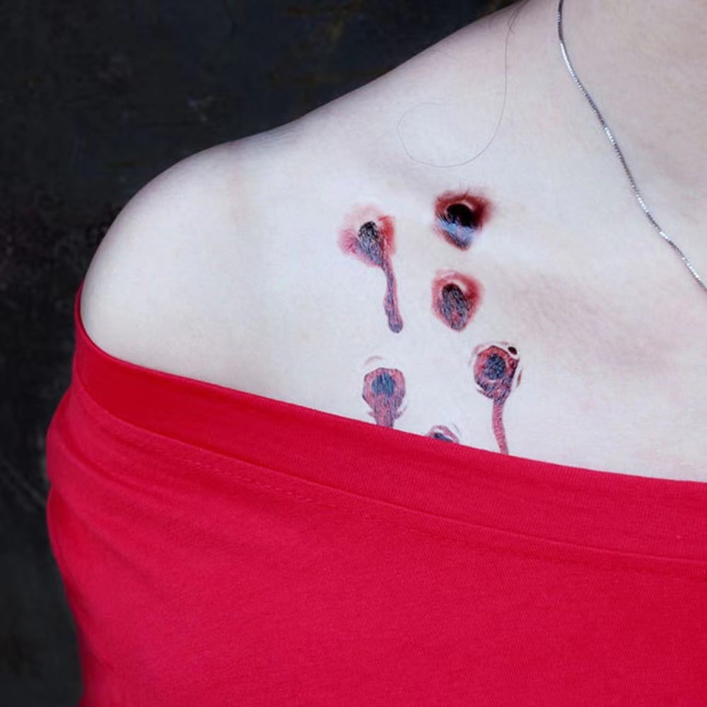 🎃HALLOWEEN PRE SALE - 49% OFF🎃Halloween Prank Makeup Temporary Tattoo