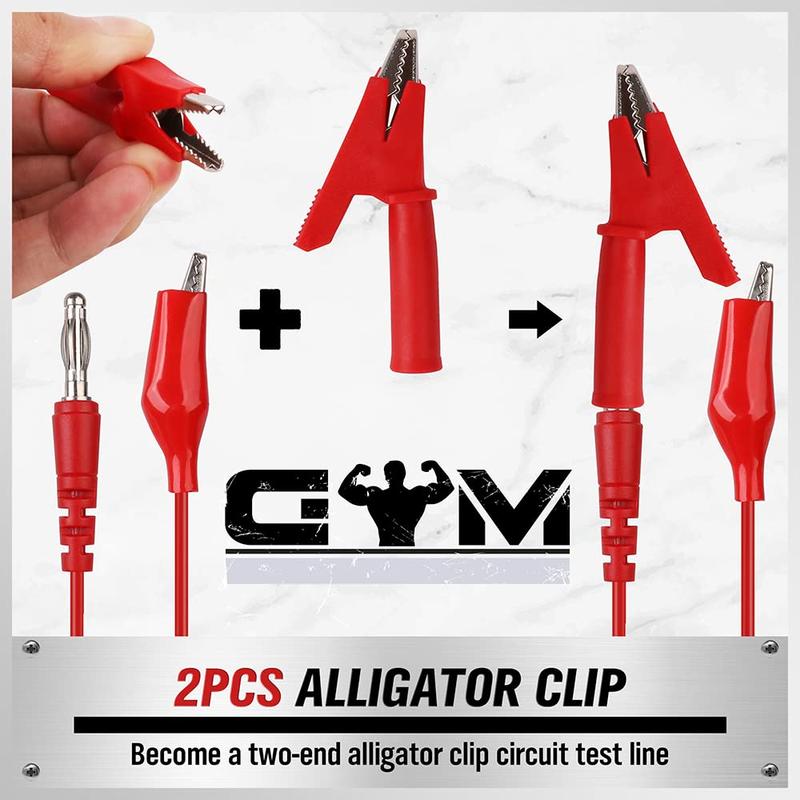 SWANLAKE 22PCS Back Probe Kit, Back Probe Pin Kit hand tool accessory impact coupler tool kit cool mechanic