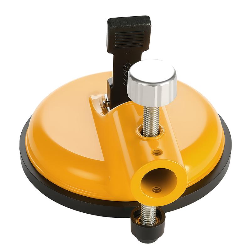 Granite Marble Countertop Seam Leveling Tool - Adjustable Vacuum Suction Clamp Set for Stone Slab Installation & Repair, Pro Gap Adjustment Kit Yellow Rubber