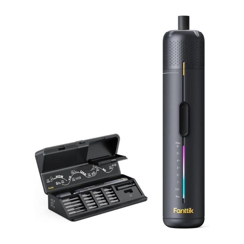 Electric Screwdriver, Cordless Screwdriver Set, 7 Torque Settings, 0.5 to 6N.m, 20 Magnetic Bits