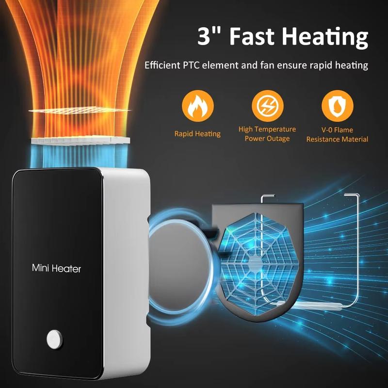 Limited-time offer-Mini Heater Portable Winter Heater Fan