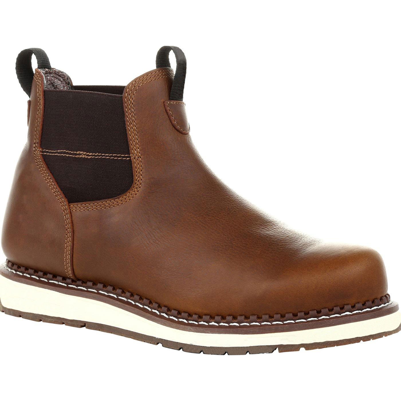 Wedge Men's Waterproof Chelsea Work Boots