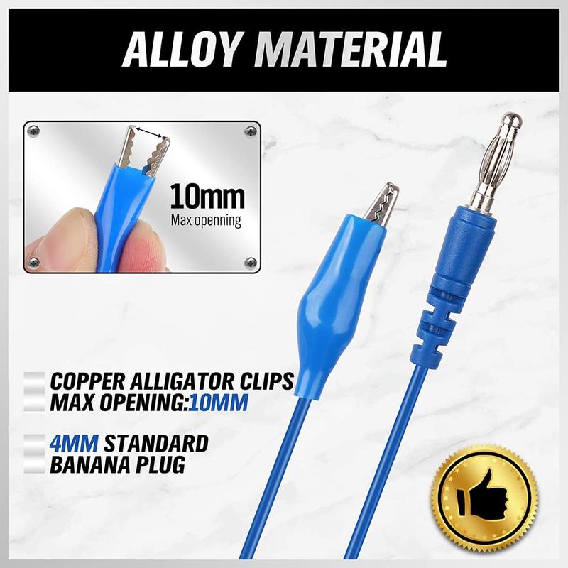 SWANLAKE 22PCS Back Probe Kit, Back Probe Pin Kit hand tool accessory impact coupler tool kit cool mechanic