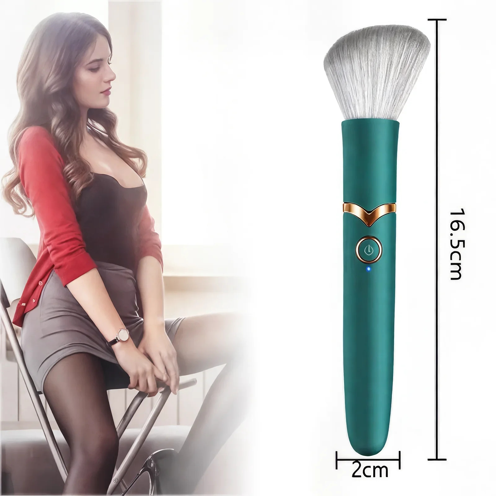 Brocha Vibrador - Placer y Belleza Discreta 💄💦