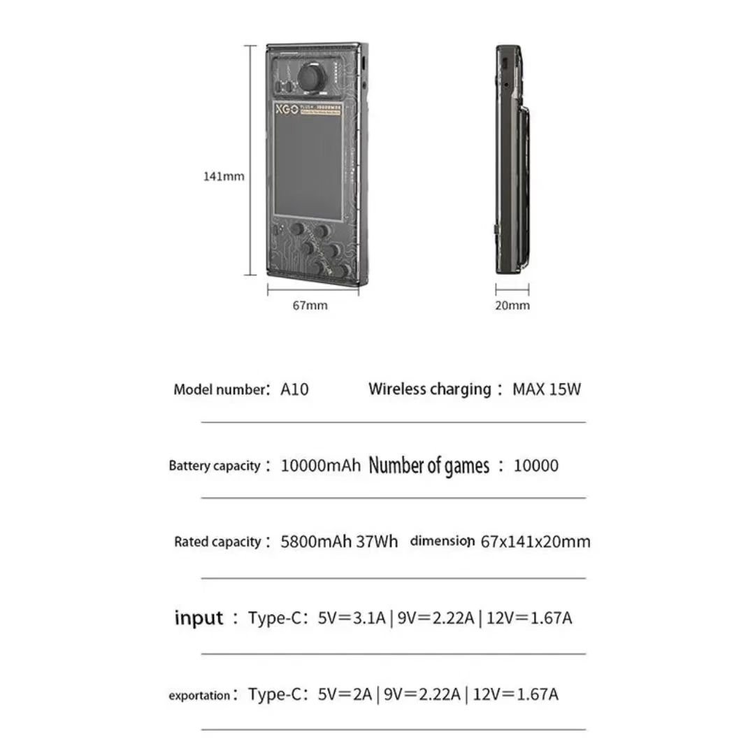 Power Bank Game Console 2-in-1