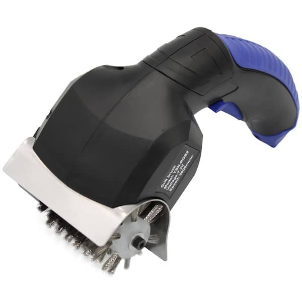 Electric BBQ Grill Brush, Cordless and Rechargeable, Stainless Steel Bristles