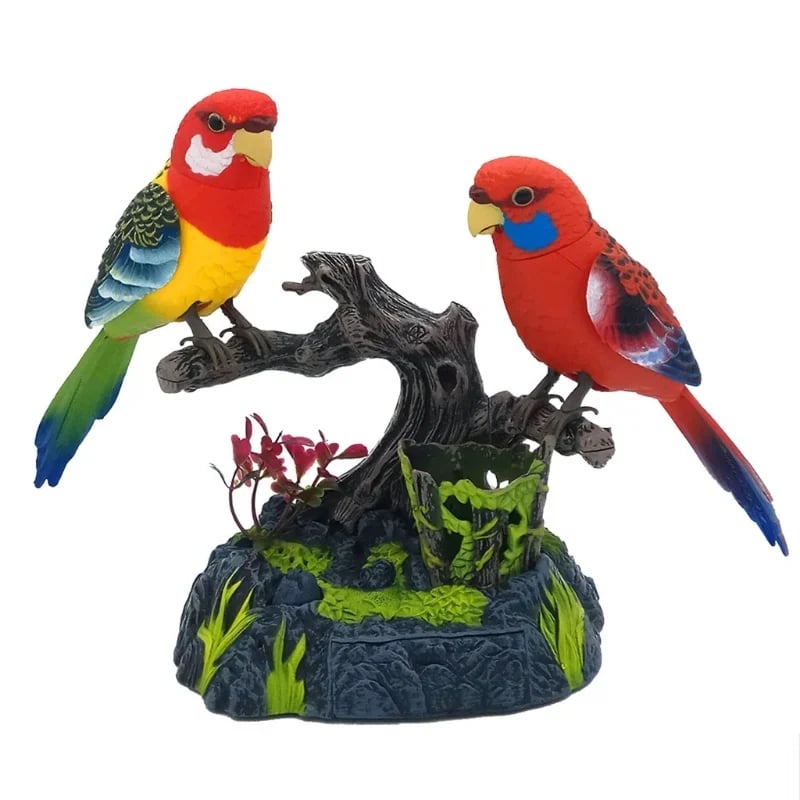 🍃Electric battery-operated sound parrots🦜
