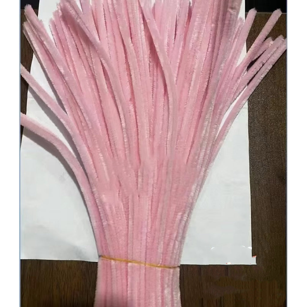 DIY raw material pipe cleaner fuzzy wire chenille stems multi color for flowers home craft cute animal birthday gift