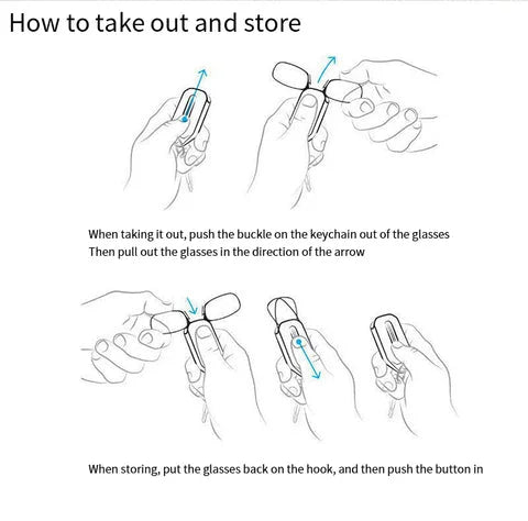  Legless Portable Reading Glasses