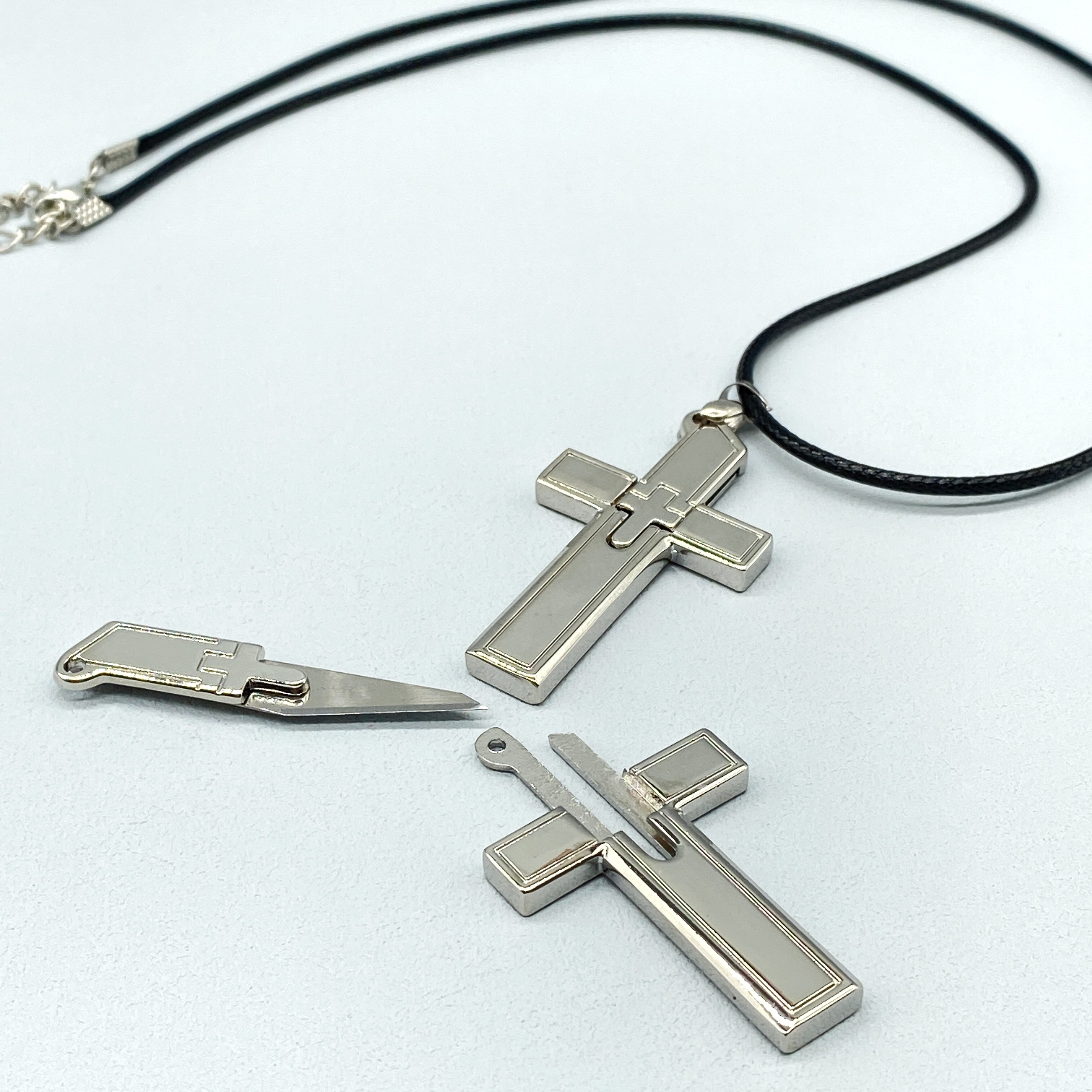 Stainless steel pendant necklace Couple stainless steel cross necklace The best gift for your girlfriend