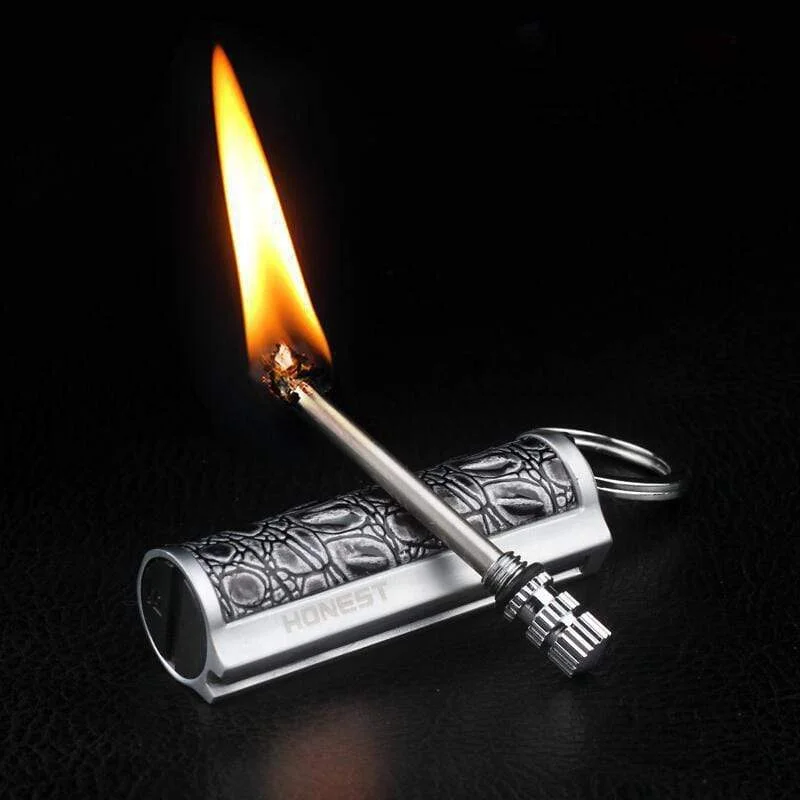 Portable Waterproof Flint Fire Starter Match