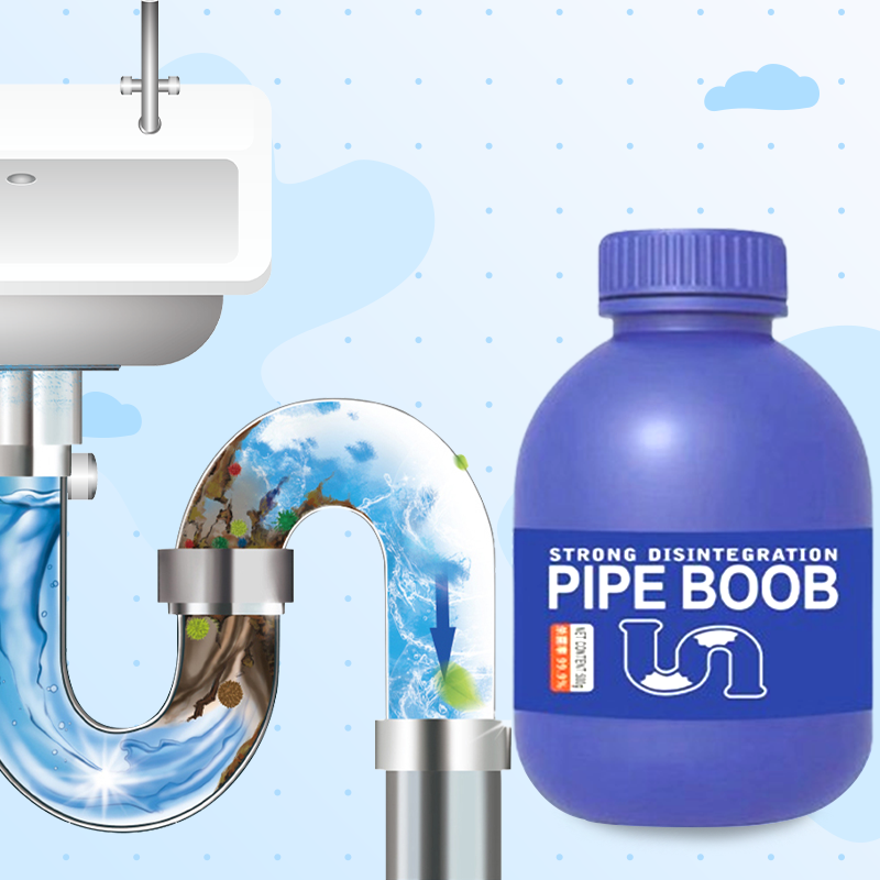 A powerful agent for unclogging and refreshing pipes.
