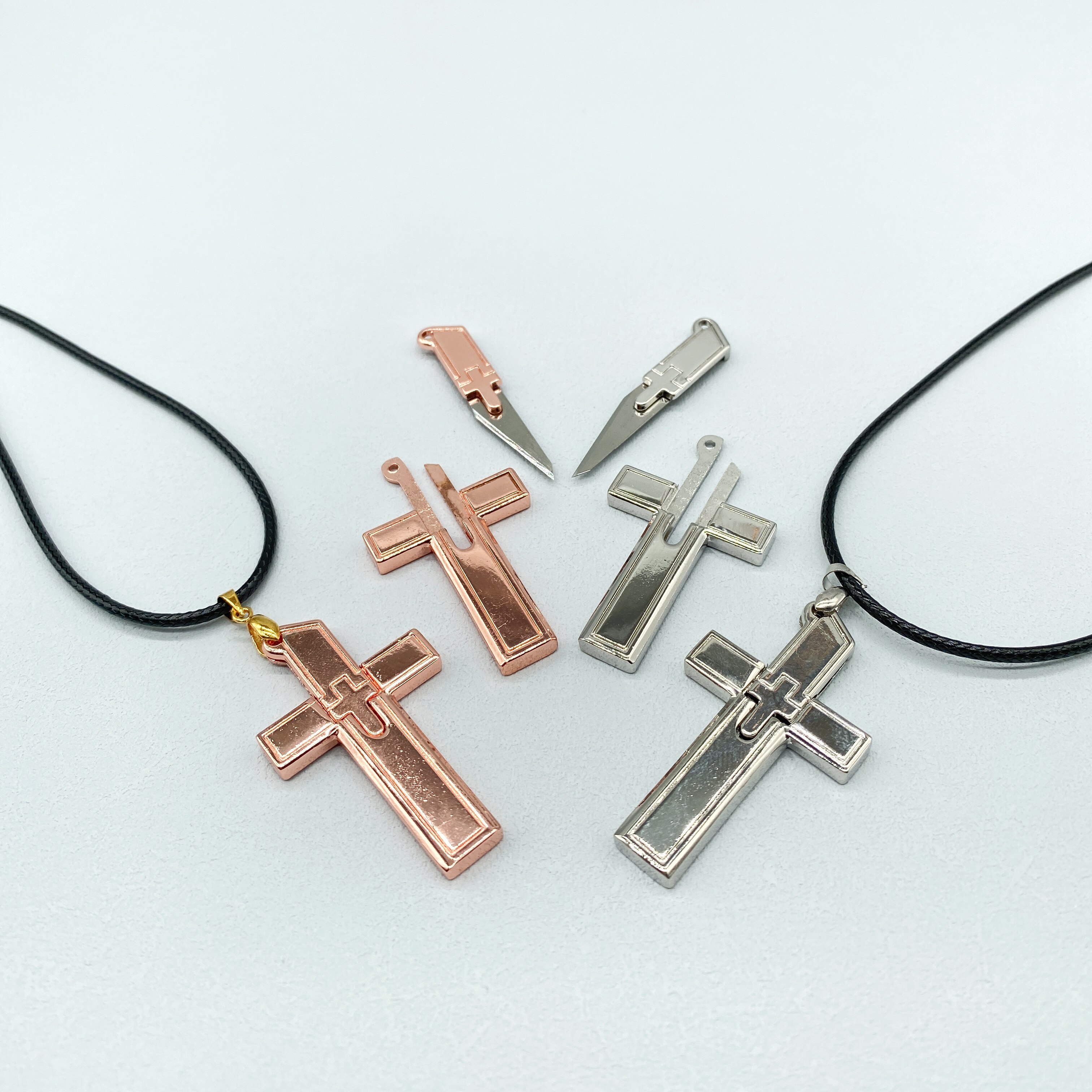 Stainless steel pendant necklace Couple stainless steel cross necklace The best gift for your girlfriend