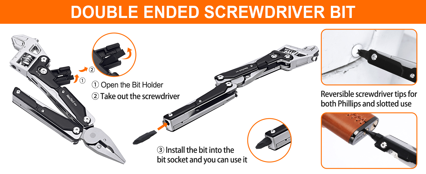 double ended screwdriver bit 