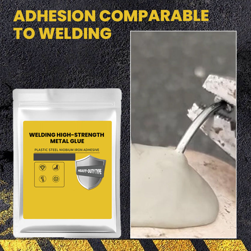 Welding of high-strength metal adhesive