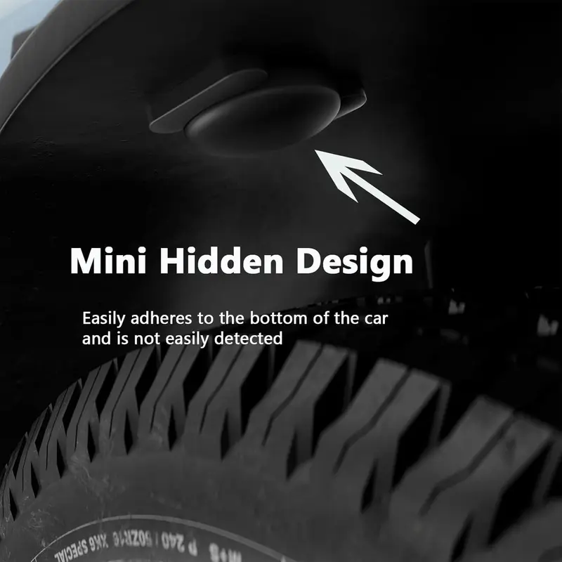 Product Introduction of GPS Tracker for Car,Mini Trackers Device with Weatherproof Magnetic Case-No Monthly Fee-Best Hidden GPS Trackers,Anti-lost Device,Works with Apple Find My fathersdaygift 3