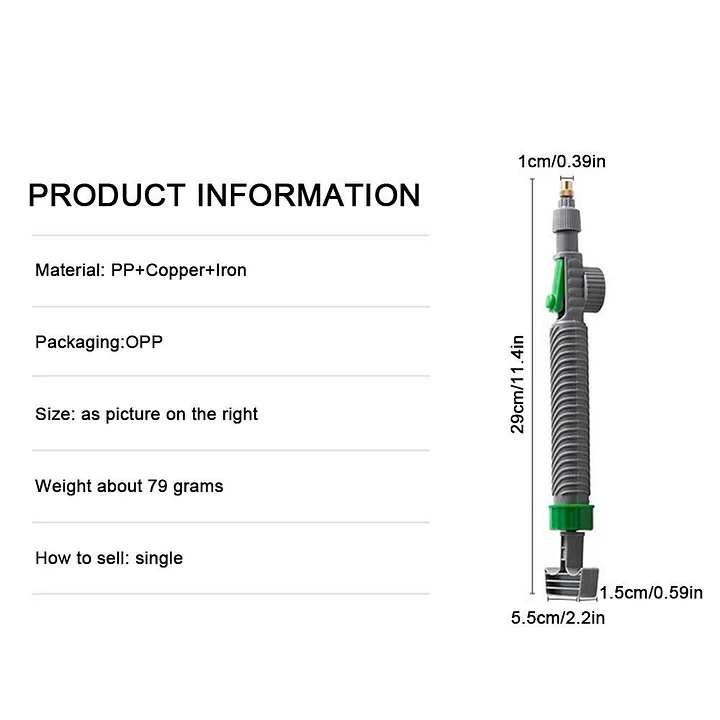 Water Sprayer Head Gardening Supplies