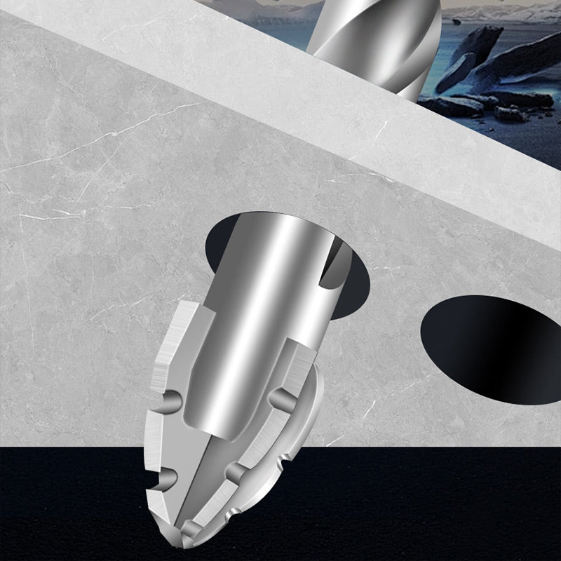 ⚙️Multifunctional wear-resistant tungsten steel drill bit set