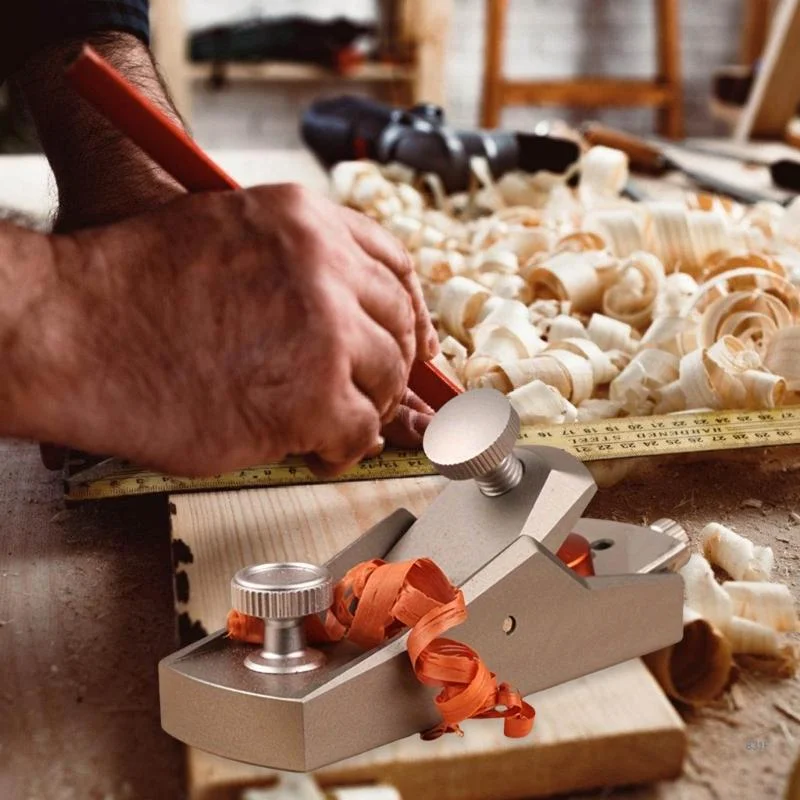 Mini hand plane made of aluminum-magnesium