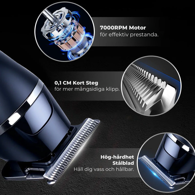 LCD Display Professional Electric Hair Clipper