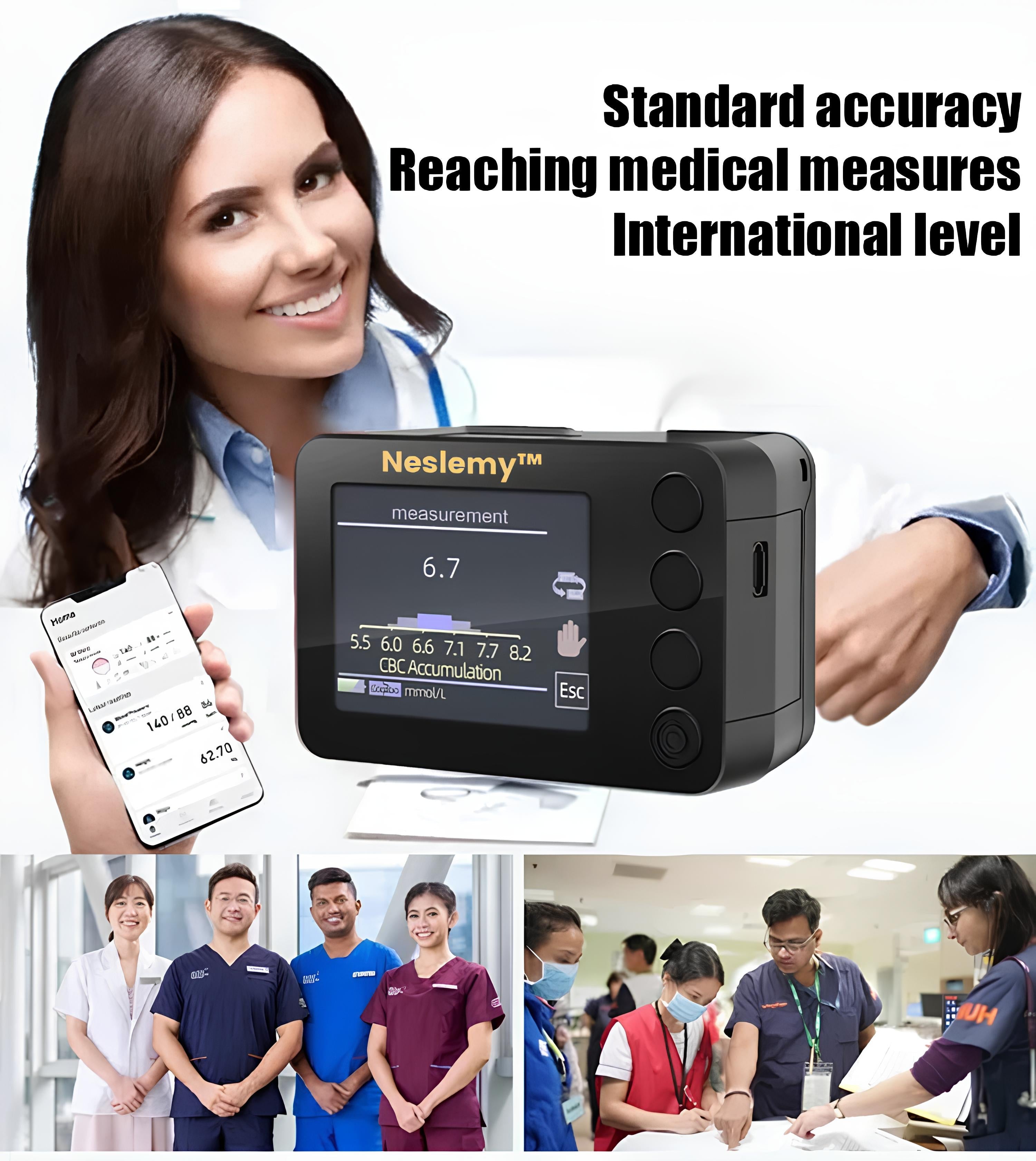 Advanced Non-Invasive GlucoseMonitor-99.9% Accuracy + Exclusive Gift ✅TGA Approved