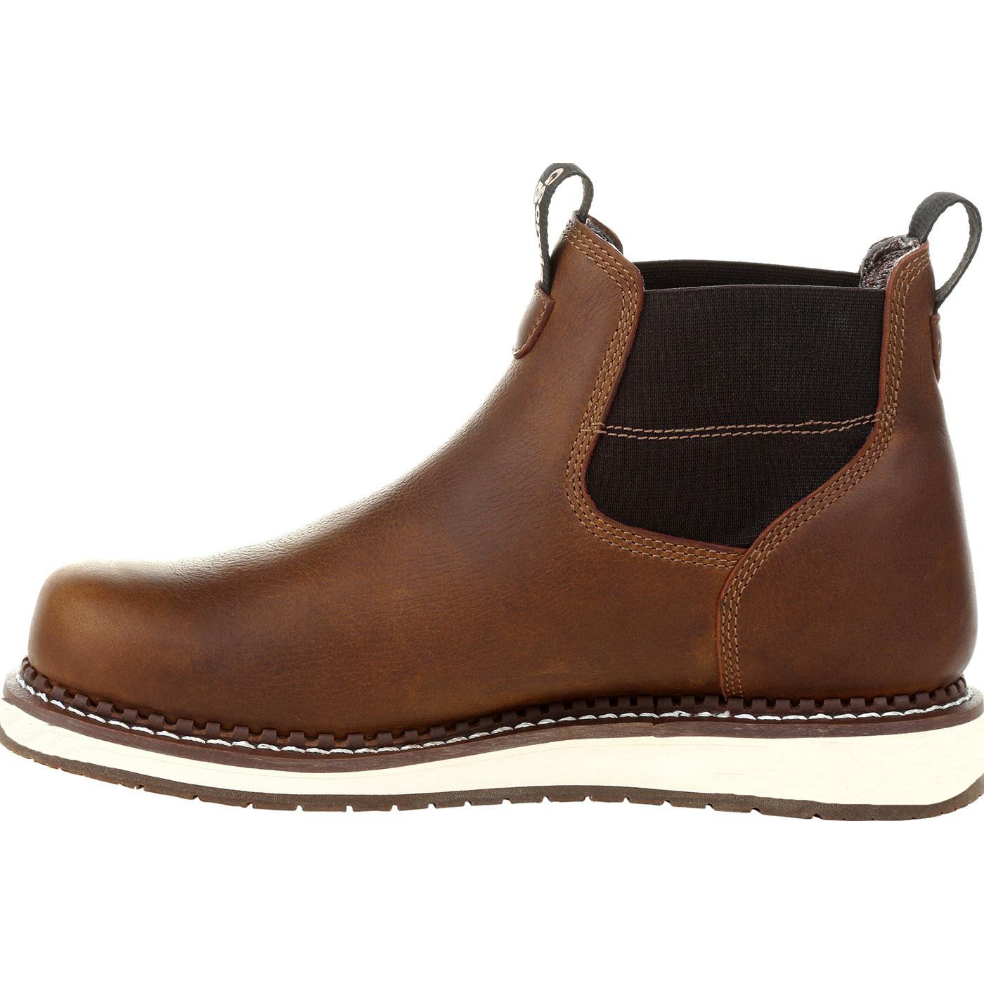 Wedge Men's Waterproof Chelsea Work Boots