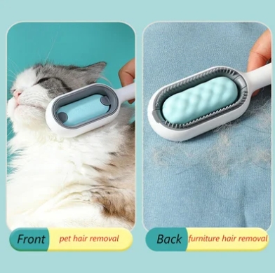 Pet Grooming Brush Brushing while washing effectively prevents pet hair from flying around and static