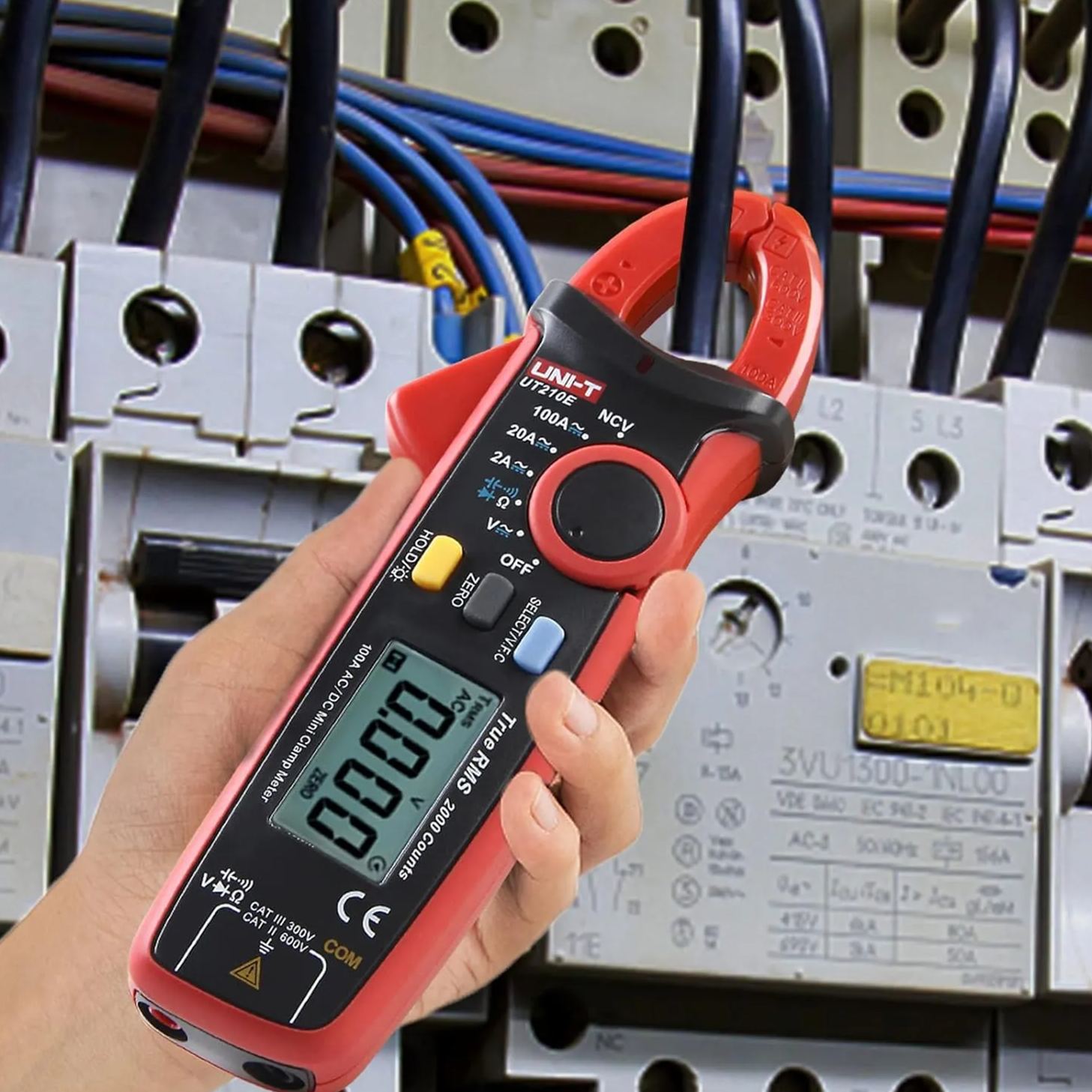 ⚡👍UNI-T UT210E Mini Digital Clamp Meter True RMS 👁‍🗨️AC/DC Multimeter⚡