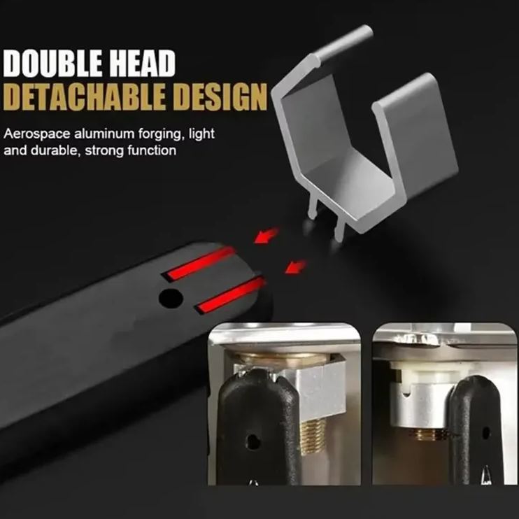 Adjustable portable universal faucet wrench repair tool