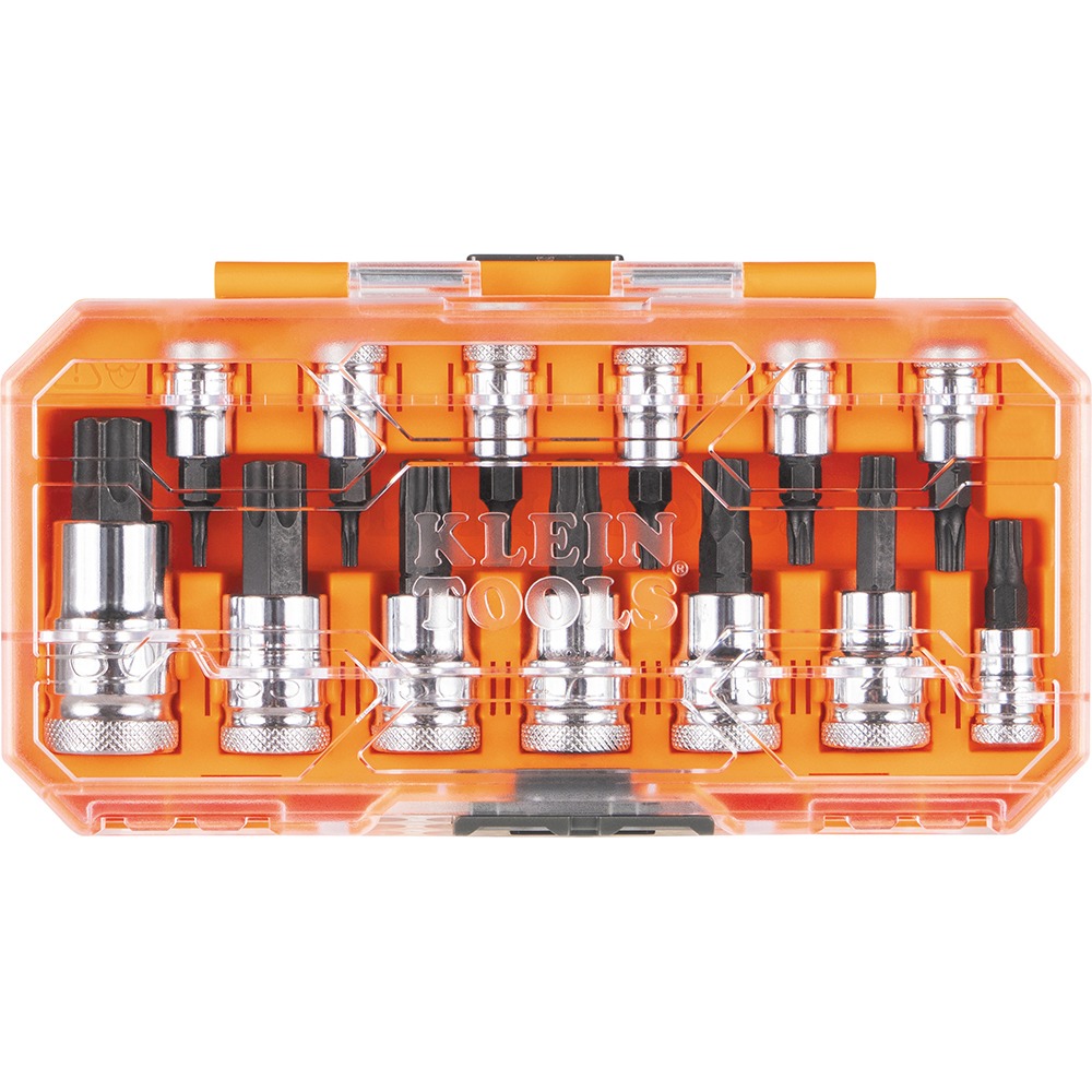  Knurled Hex Bit Socket Set, SAE, 13-Piece