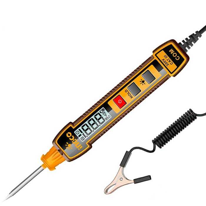 High-Quality Digital Measuring Tool Test Pencil, LCD digital display, Sound and light alarm, Equipped with 1pcs LR03 AAA battery