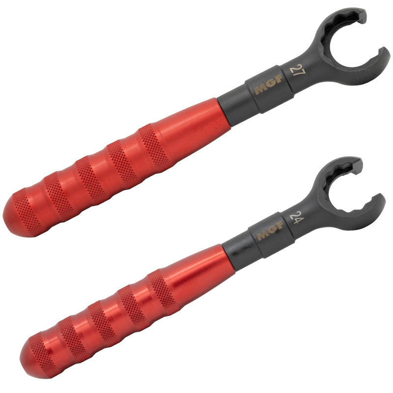 Open-end ring wrench for countersunk nuts up to 30 mm
