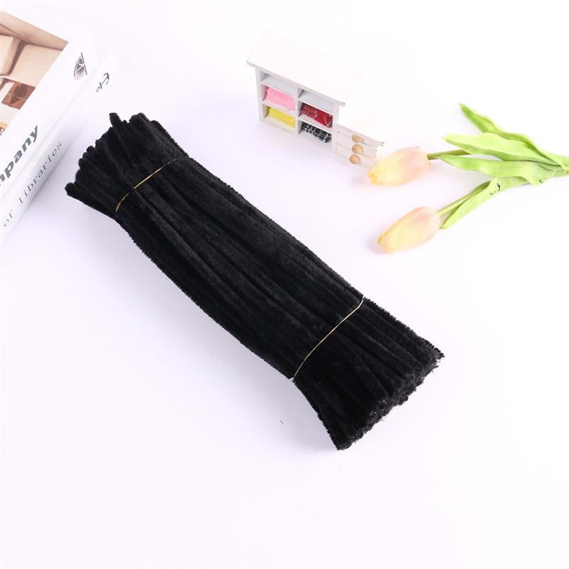 DIY raw material pipe cleaner fuzzy wire chenille stems multi color for flowers home craft cute animal birthday gift