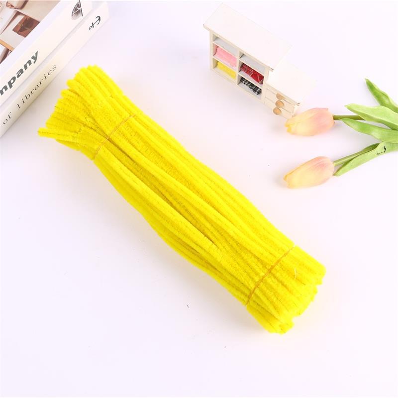 DIY raw material pipe cleaner fuzzy wire chenille stems multi color for flowers home craft cute animal birthday gift