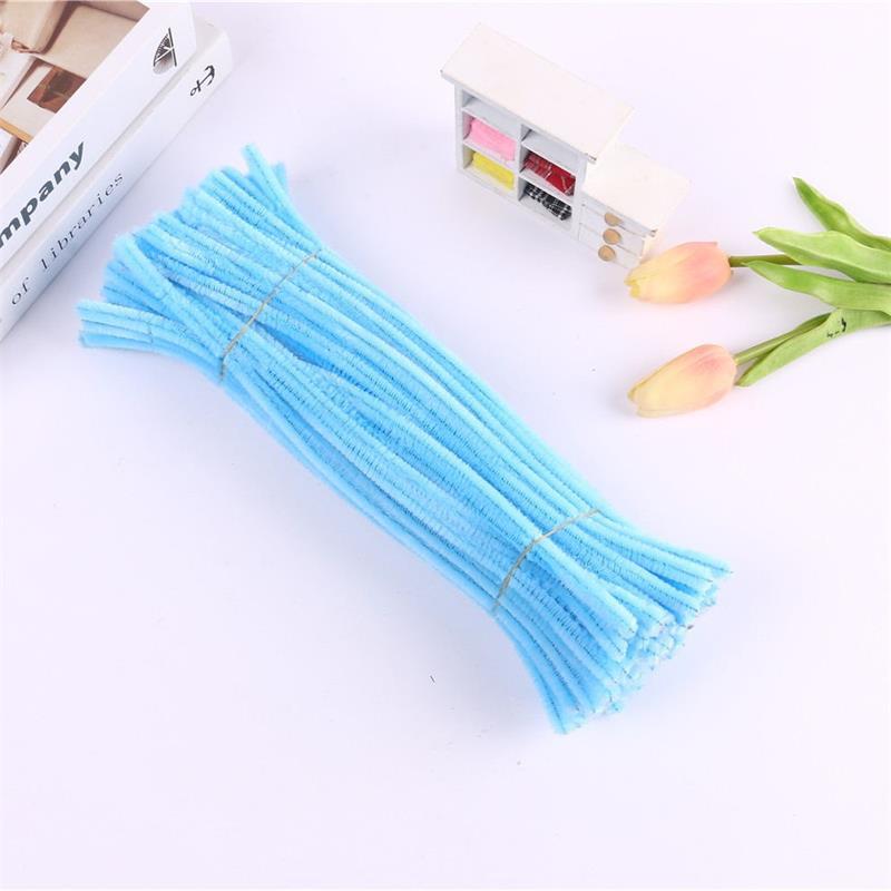 DIY raw material pipe cleaner fuzzy wire chenille stems multi color for flowers home craft cute animal birthday gift