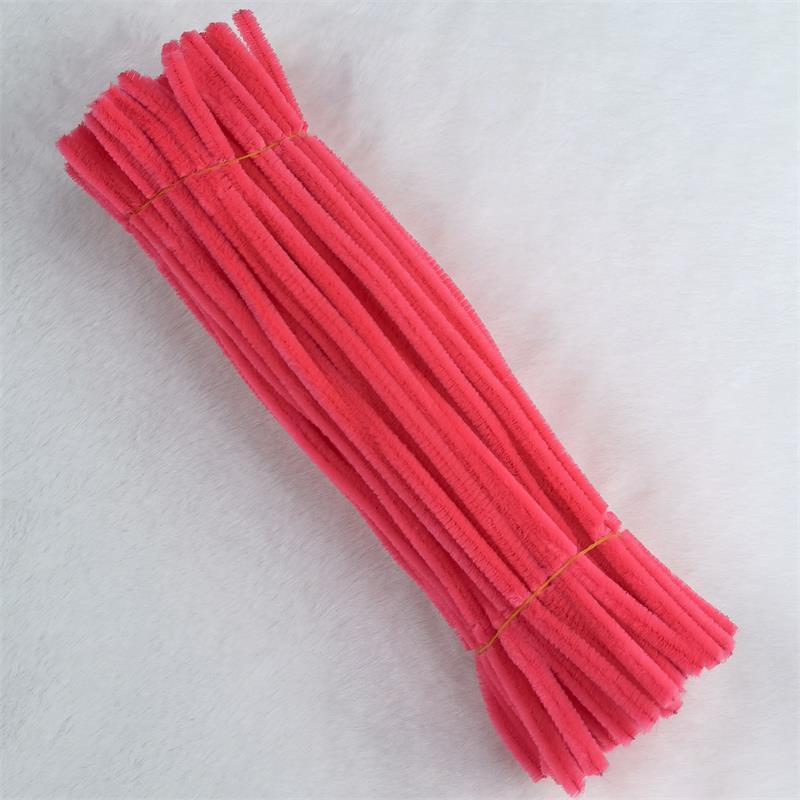 DIY raw material pipe cleaner fuzzy wire chenille stems multi color for flowers home craft cute animal birthday gift