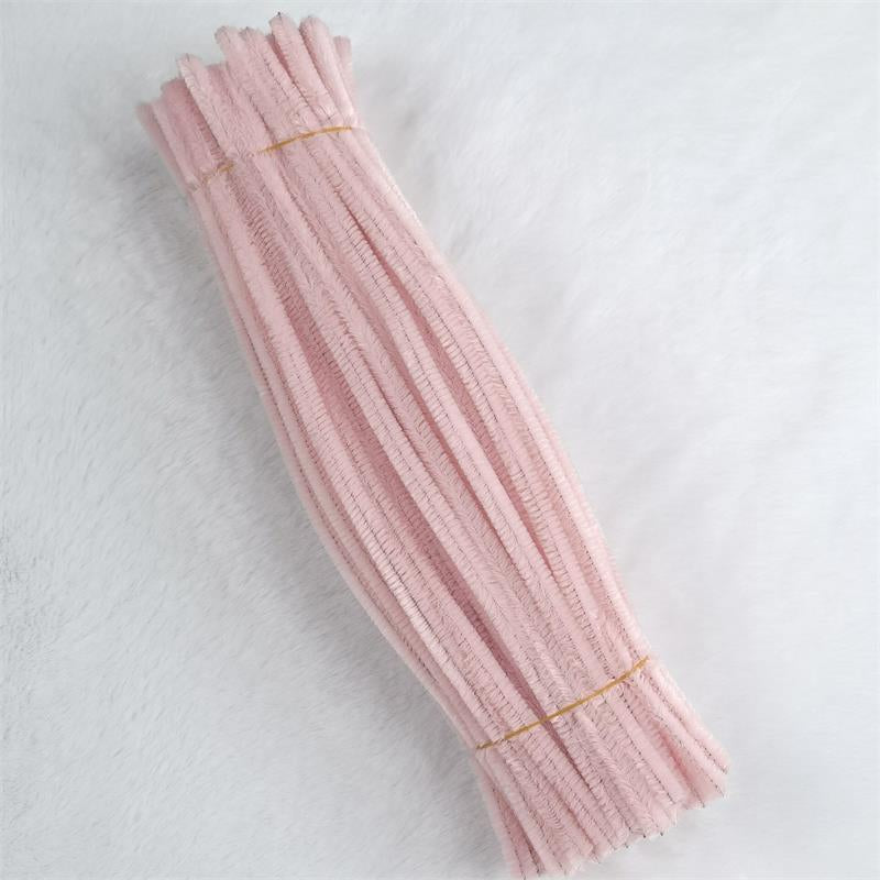 DIY raw material pipe cleaner fuzzy wire chenille stems multi color for flowers home craft cute animal birthday gift