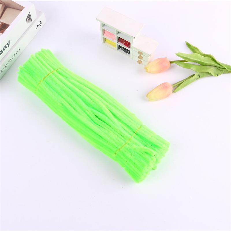 DIY raw material pipe cleaner fuzzy wire chenille stems multi color for flowers home craft cute animal birthday gift