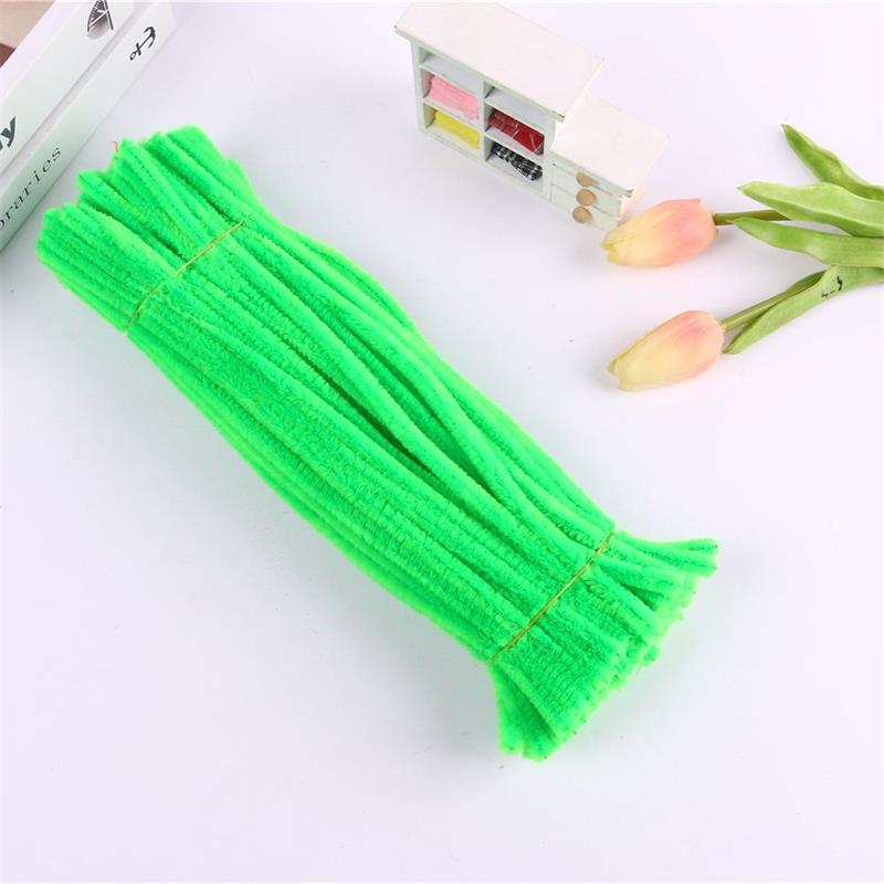 DIY raw material pipe cleaner fuzzy wire chenille stems multi color for flowers home craft cute animal birthday gift