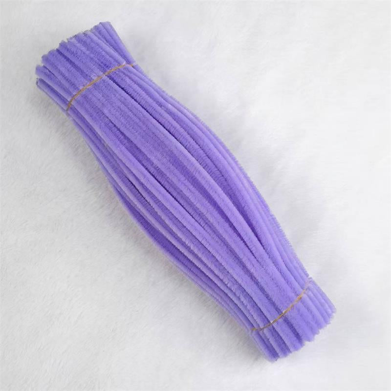 DIY raw material pipe cleaner fuzzy wire chenille stems multi color for flowers home craft cute animal birthday gift