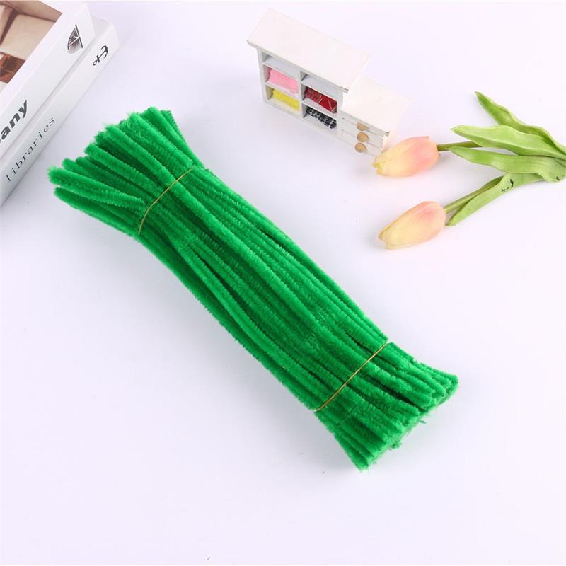 DIY raw material pipe cleaner fuzzy wire chenille stems multi color for flowers home craft cute animal birthday gift