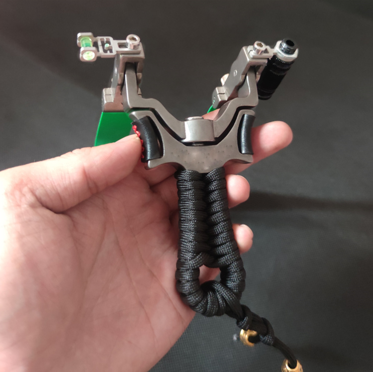 Powerful Catapult Laser Aiming Slingshot Archery Hunting Slingbow Shooting Games