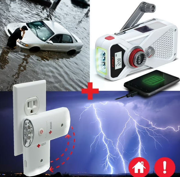 American Red Cross Portable AM/FM Radio, White, FRX2