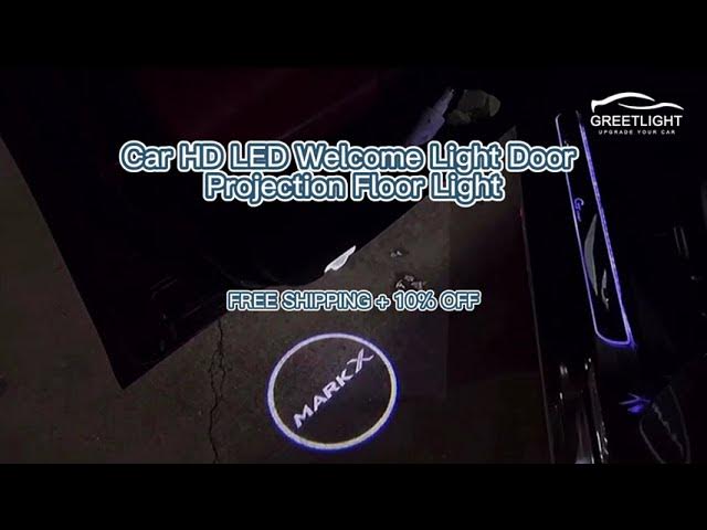 HD Car Door Welcome Light Puddle Light Micro Logo Projector Floor Light-Customizable