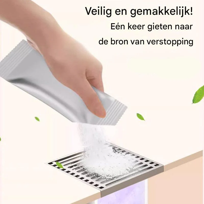 PowerDrain | Ontstopt en reinigt jouw afvoer in seconden 