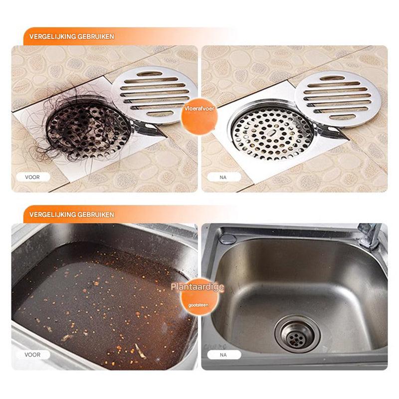 PowerDrain | Ontstopt en reinigt jouw afvoer in seconden 