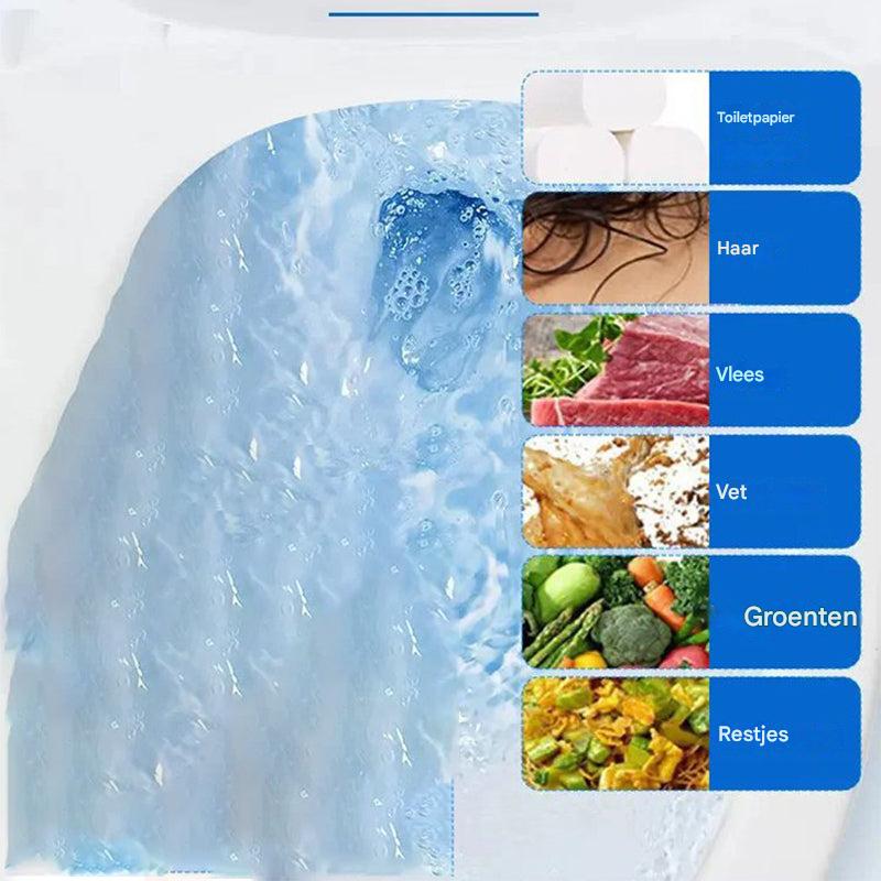 PowerDrain | Ontstopt en reinigt jouw afvoer in seconden 